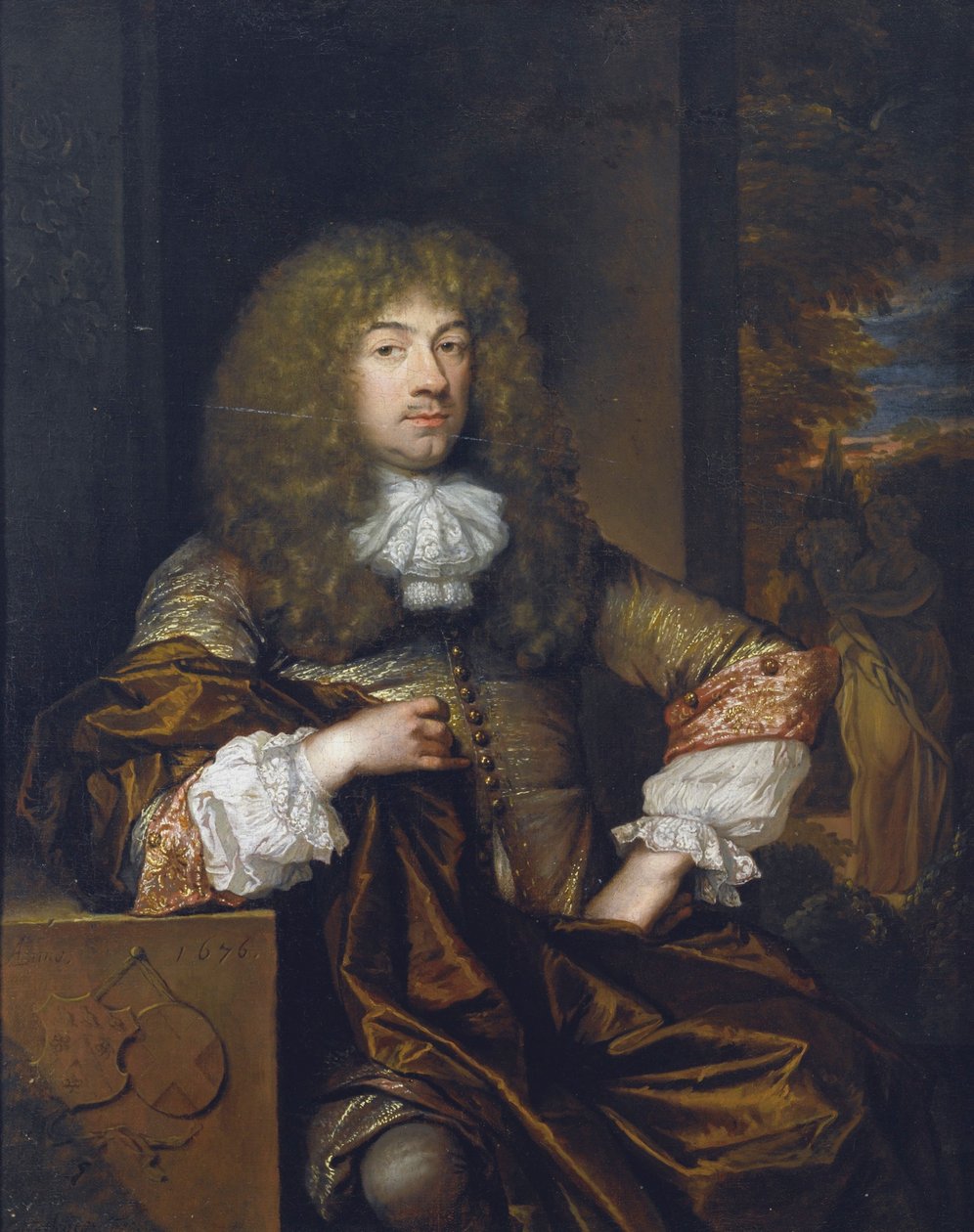 Ritratto di Jan Boudaen Courten (1635-1716) da Caspar Netscher