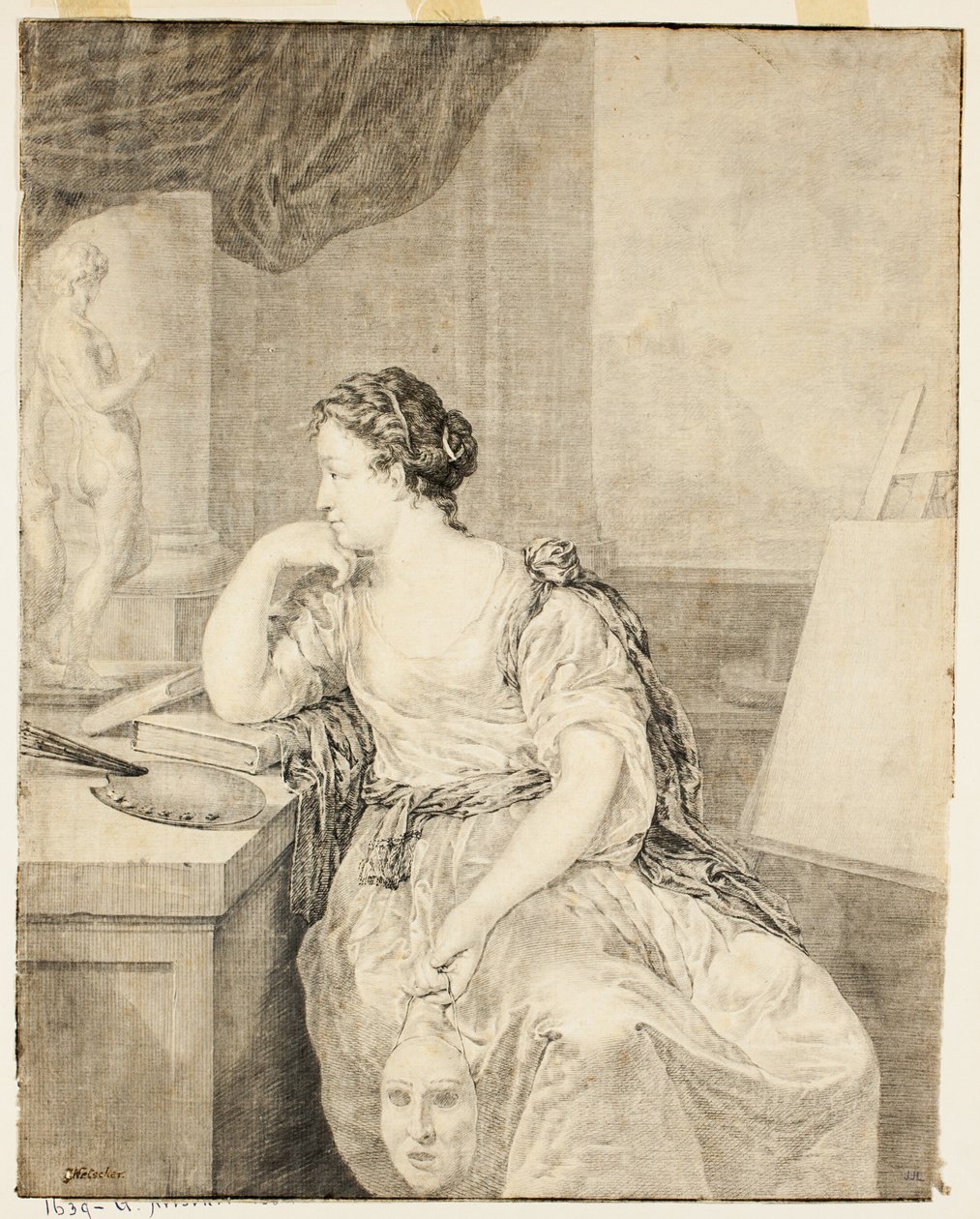 Ritratto di Madame de Poullain da Caspar Netscher