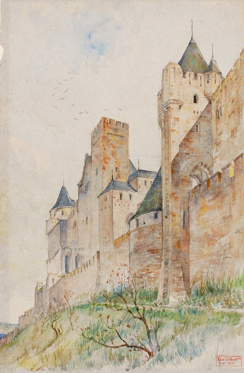 Merli di Carcassonne, Francia da Cass Gilbert