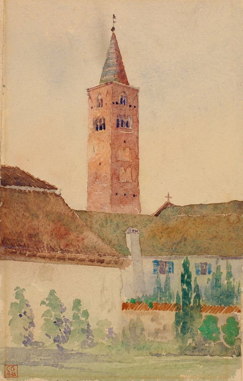 Campanile, Italia, 1898 da Cass Gilbert