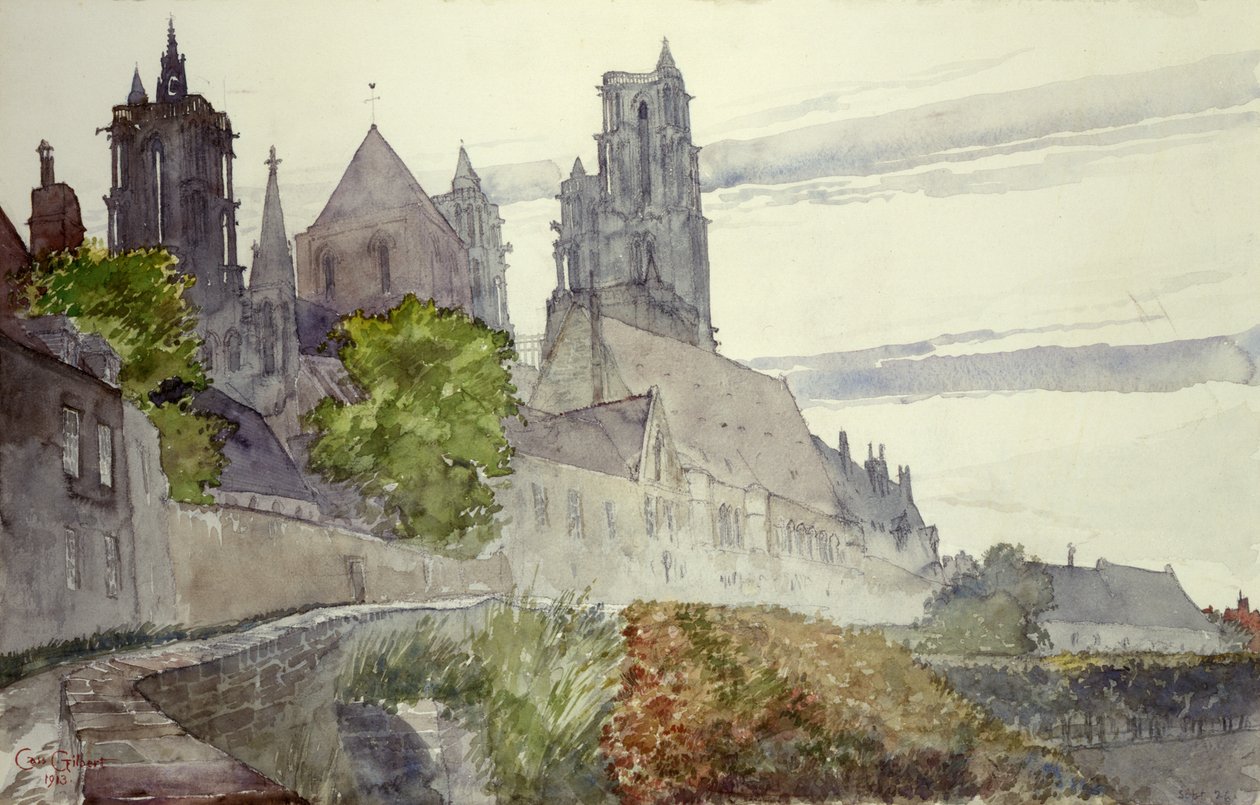 Cattedrale di Laon, Francia da Cass Gilbert