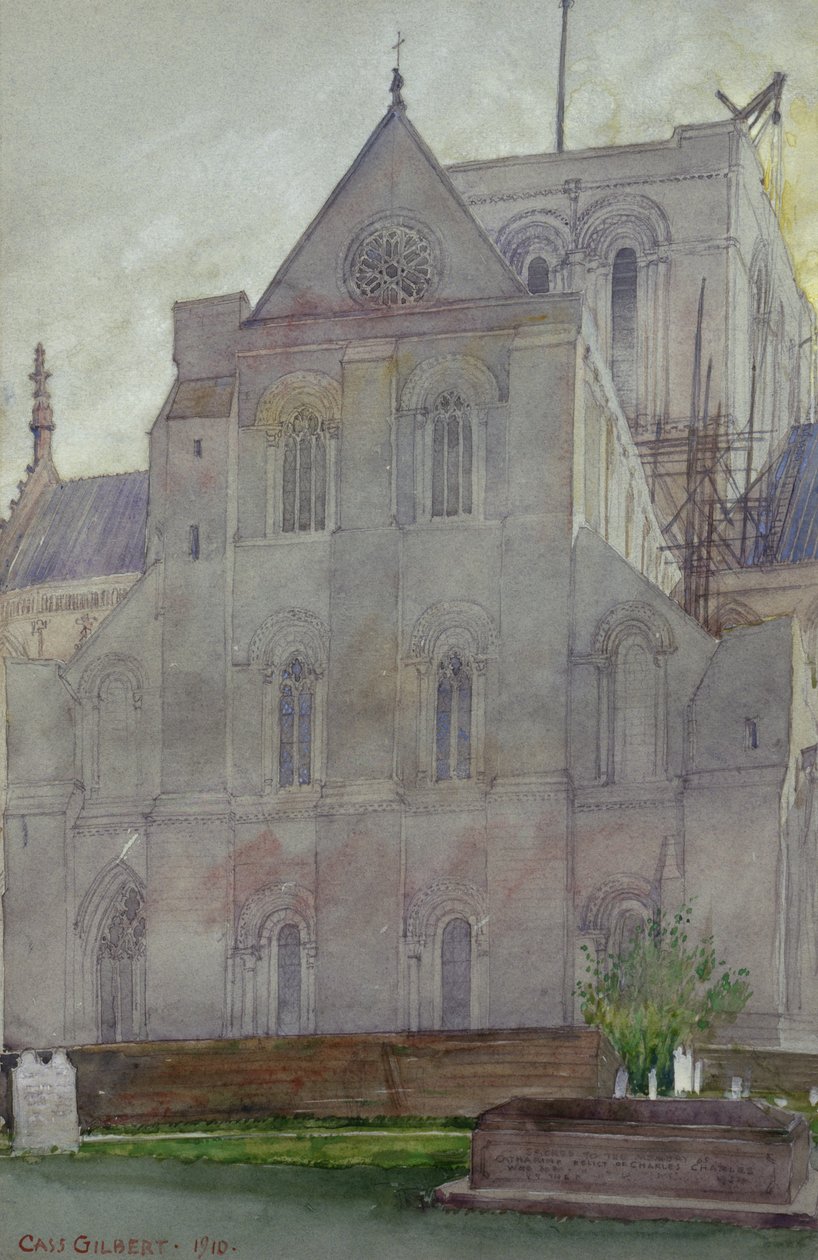 Transetto nord, Cattedrale di Winchester, Inghilterra da Cass Gilbert
