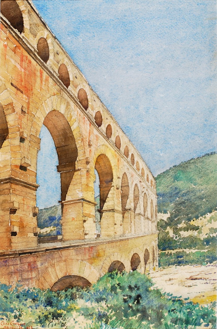Pont du Gard, Francia da Cass Gilbert