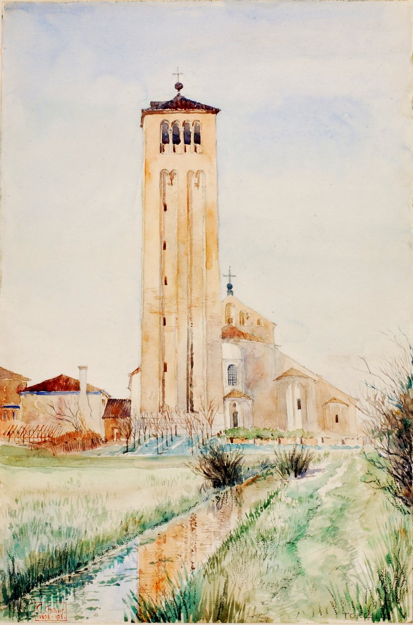 La torre, cattedrale di Torcello da Cass Gilbert