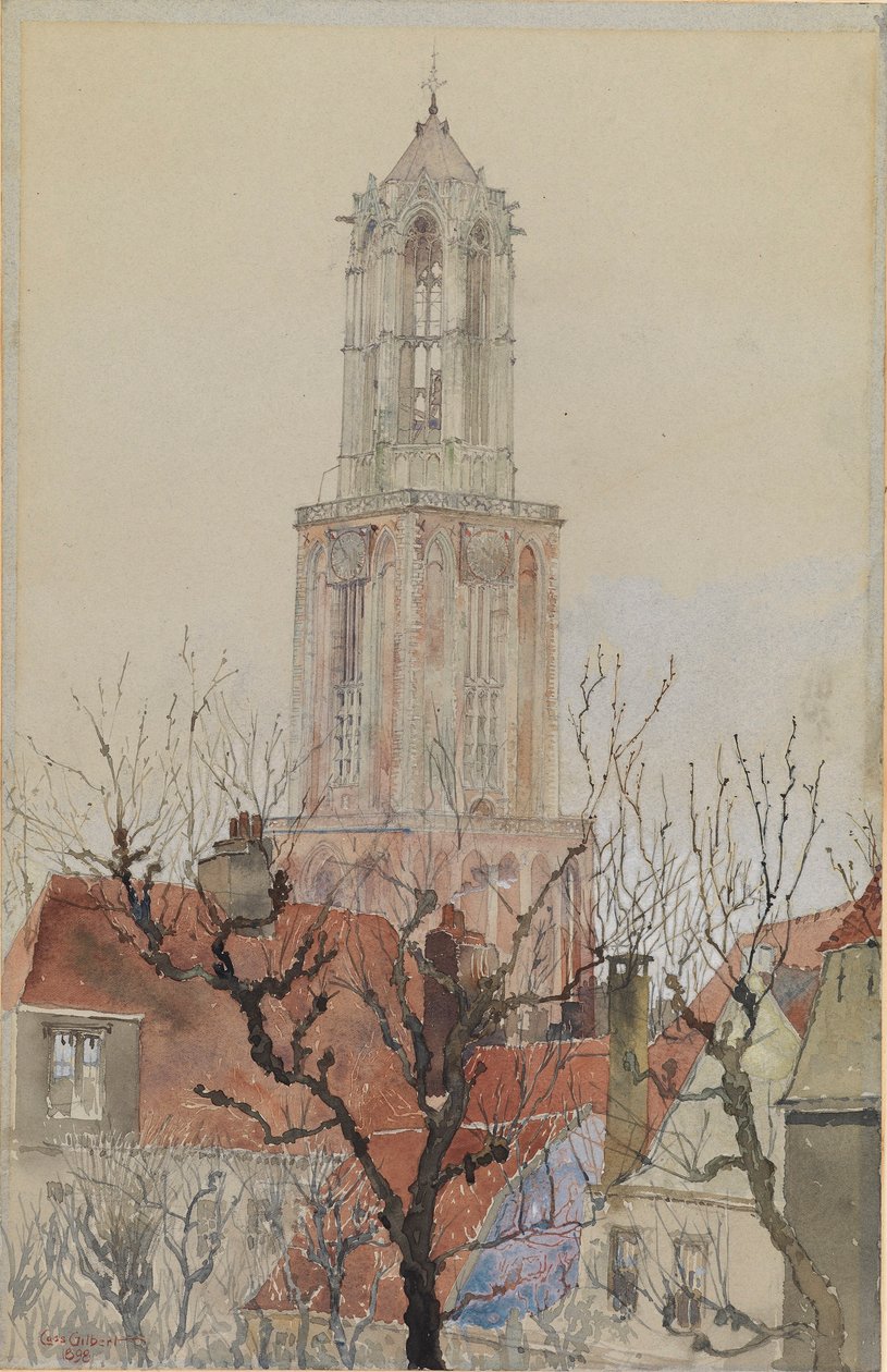 Torre della cattedrale di Utrecht, Olanda da Cass Gilbert