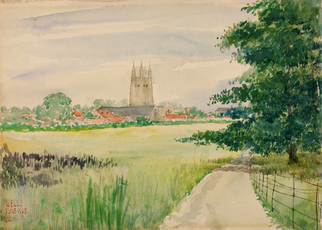 Cattedrale di Wells, Inghilterra, 1905 da Cass Gilbert