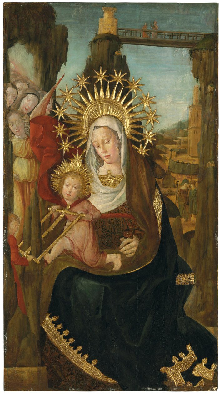 La Vergine di Montserrat, c.1530-40 da Catalan School
