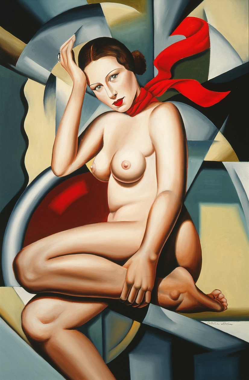 Sciarpa arancione da Catherine Abel
