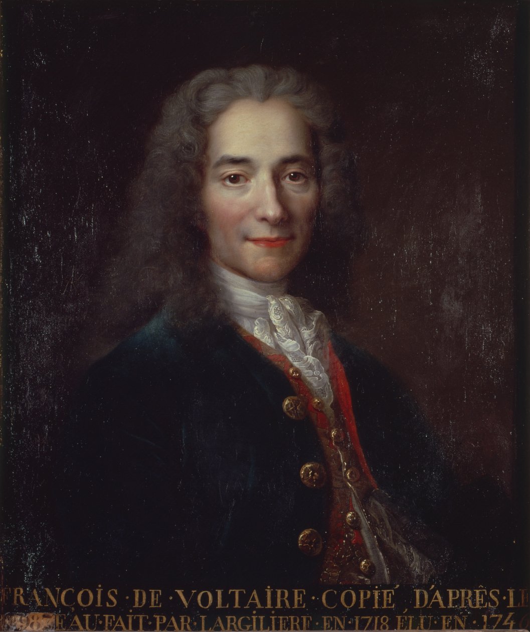 Ritratto di Voltaire da Catherine Lusurier