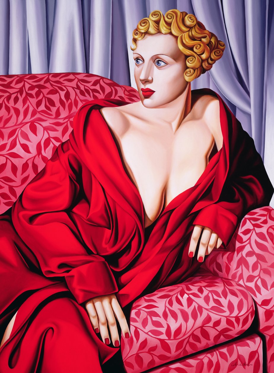 Kimono rosso da Catherine Abel