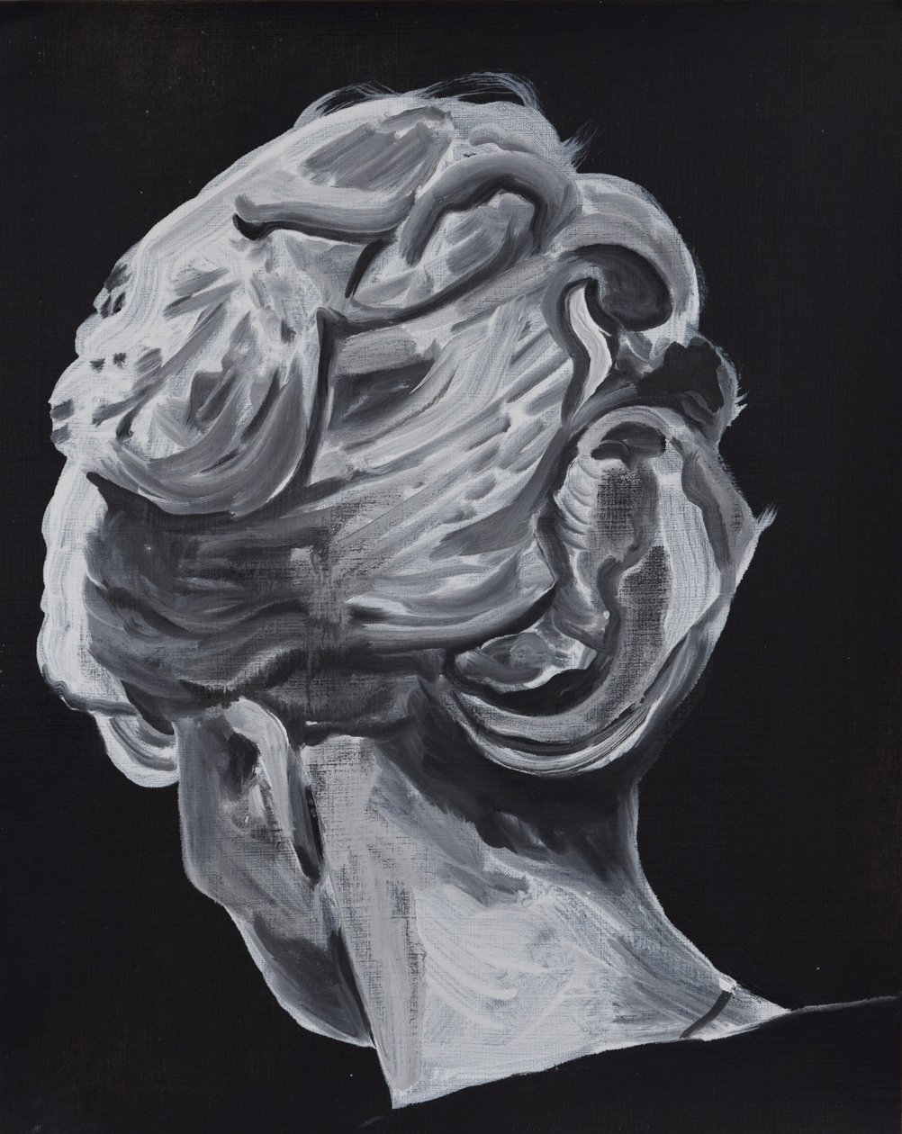 Belladonna: Socialite 2013 (olio e acrilico su carta) da Cathy Lomax