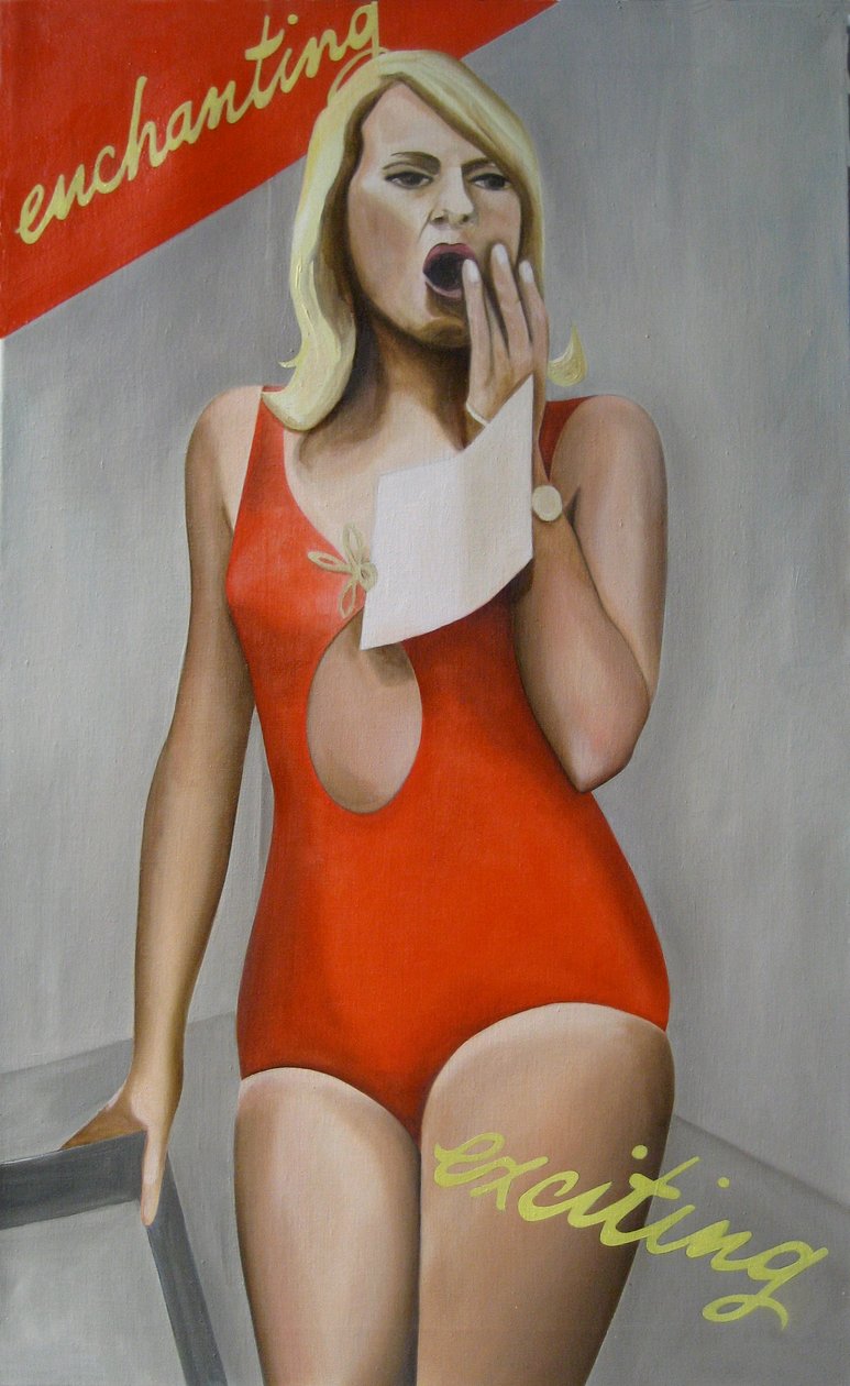 Incantevole, emozionante, 2007 (olio su lino) da Cathy Lomax