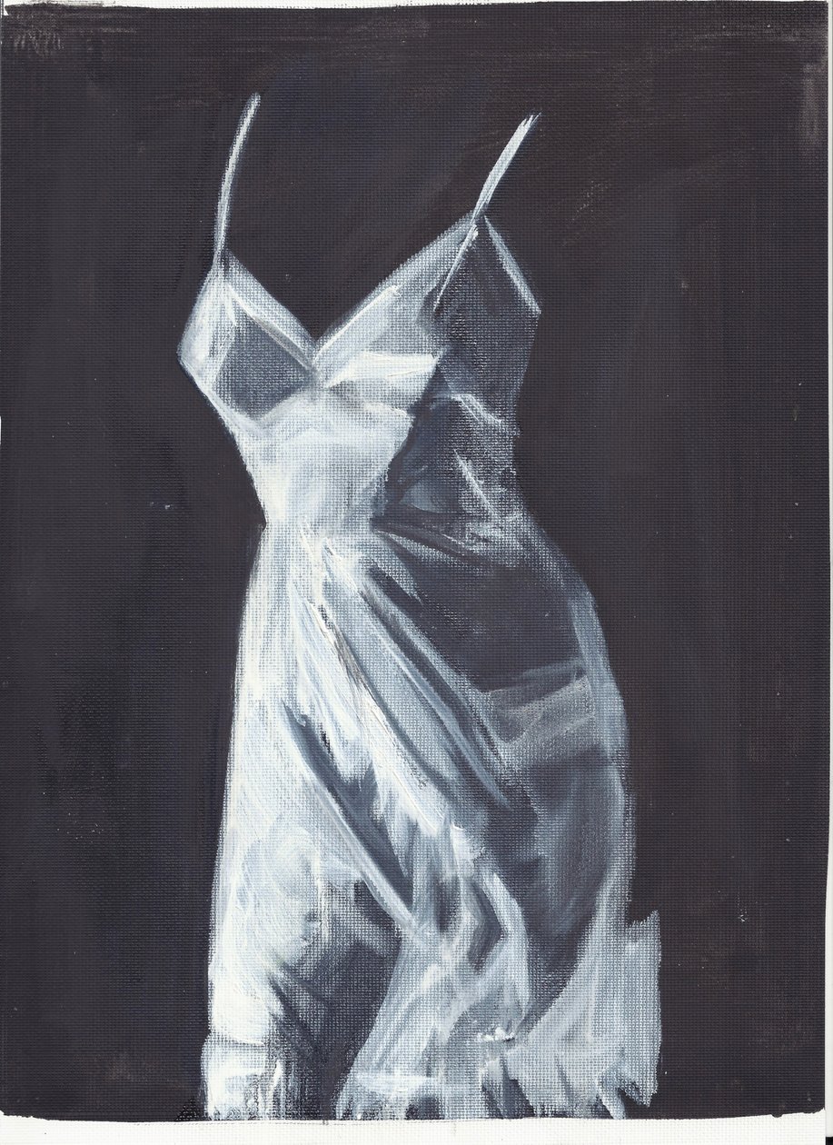 Rose 2, 2012 (olio e acrilico su carta) da Cathy Lomax