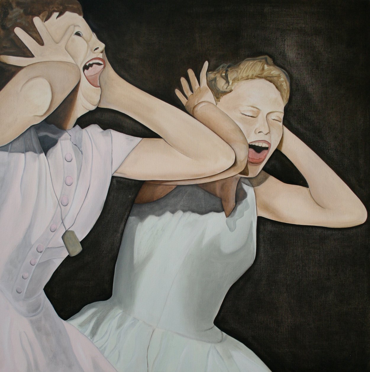 Shang-a-lang, 2003 (olio su lino) da Cathy Lomax