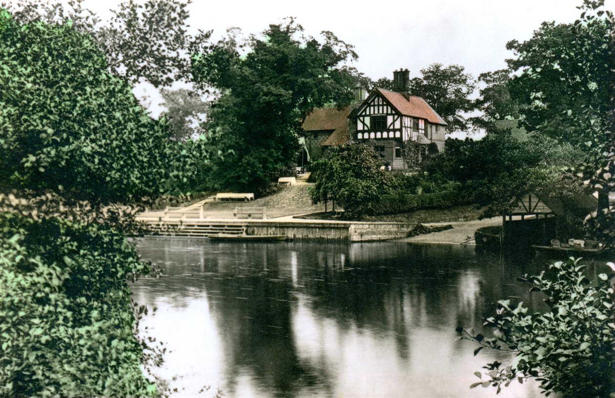 Il fiume Dee a Chester, Cheshire, 1926 da Cavenders Ltd
