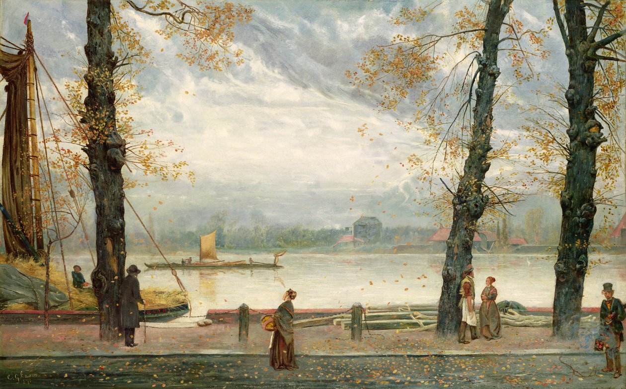 Cheyne Walk, 1870 da Cecil Gordon Lawson