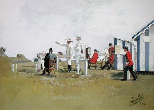 Il Poligono di Tiro, Campo di Bisley da Cecil Cutler