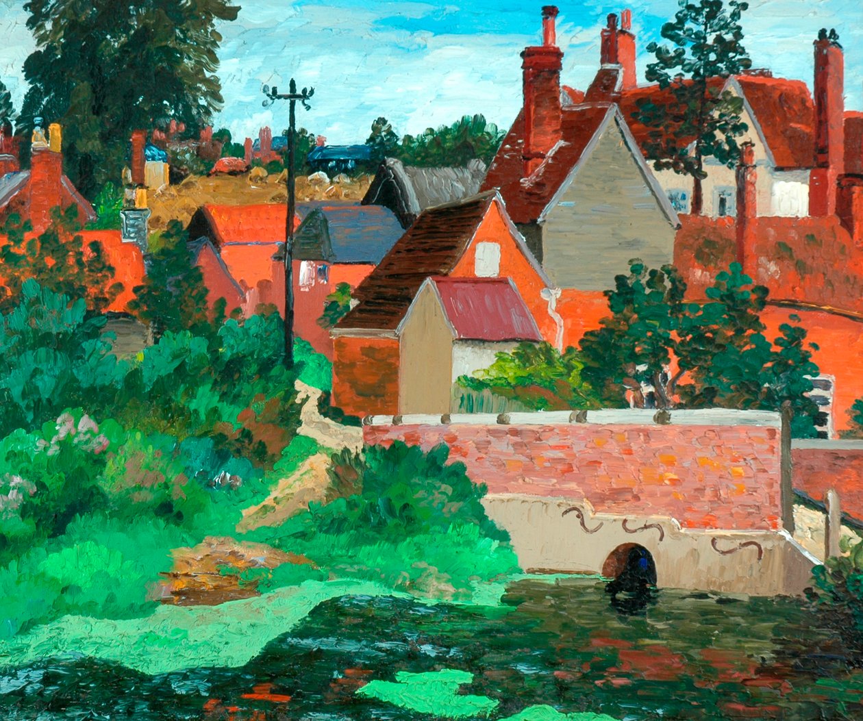 Polstead, Suffolk, c.1933 da Cedric Morris