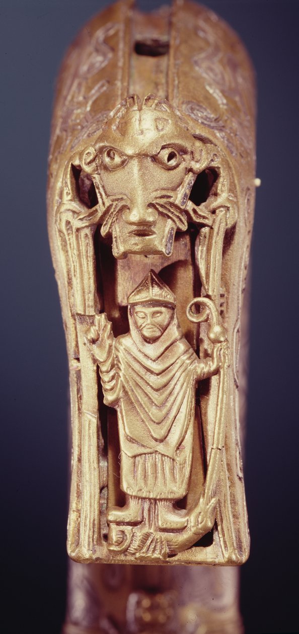 Baculo di Clonmacnoise, Contea di Offaly, Età Vichinga (dettaglio) da Celtic