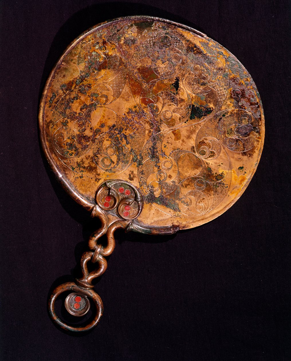 Specchio di Birdlip, c.50 d.C. da Celtic