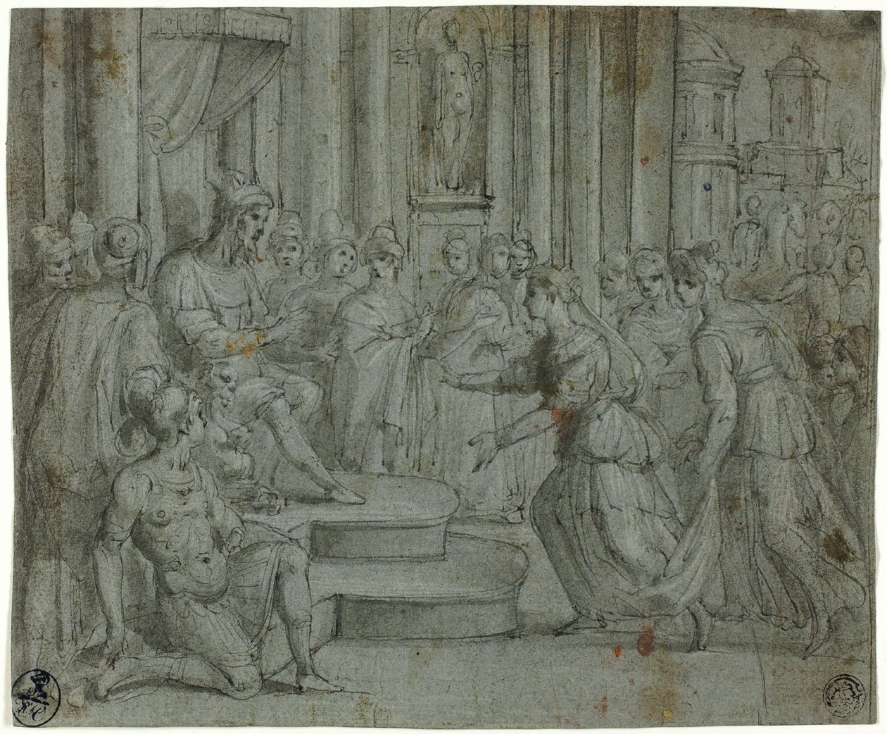 Salomone Riceve la Regina di Saba da Cesare Rossetti