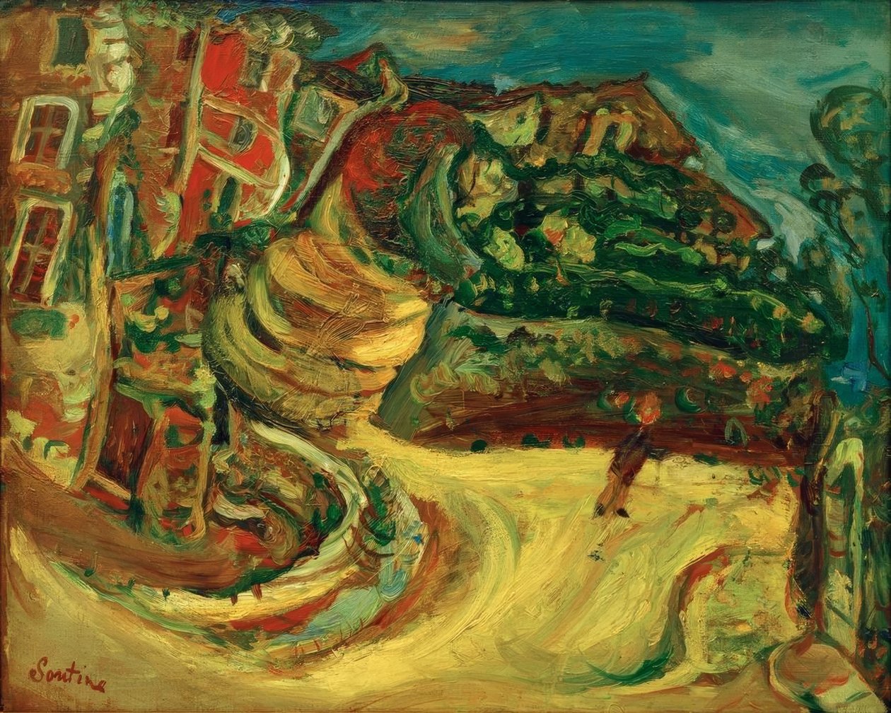 La strada di Céret da Chaim Soutine