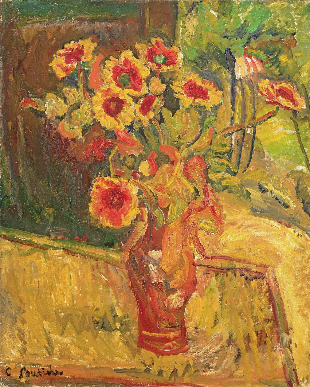 Composizione floreale da Chaim Soutine