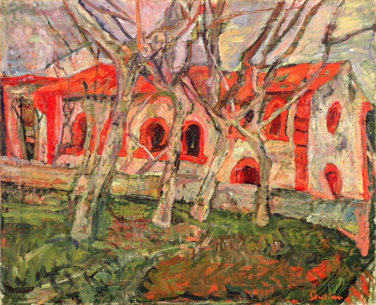 La Chiesa Rossa da Chaim Soutine