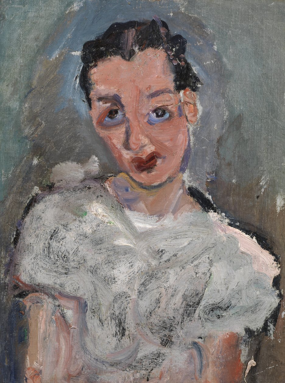 Giovane donna in camicetta bianca da Chaim Soutine