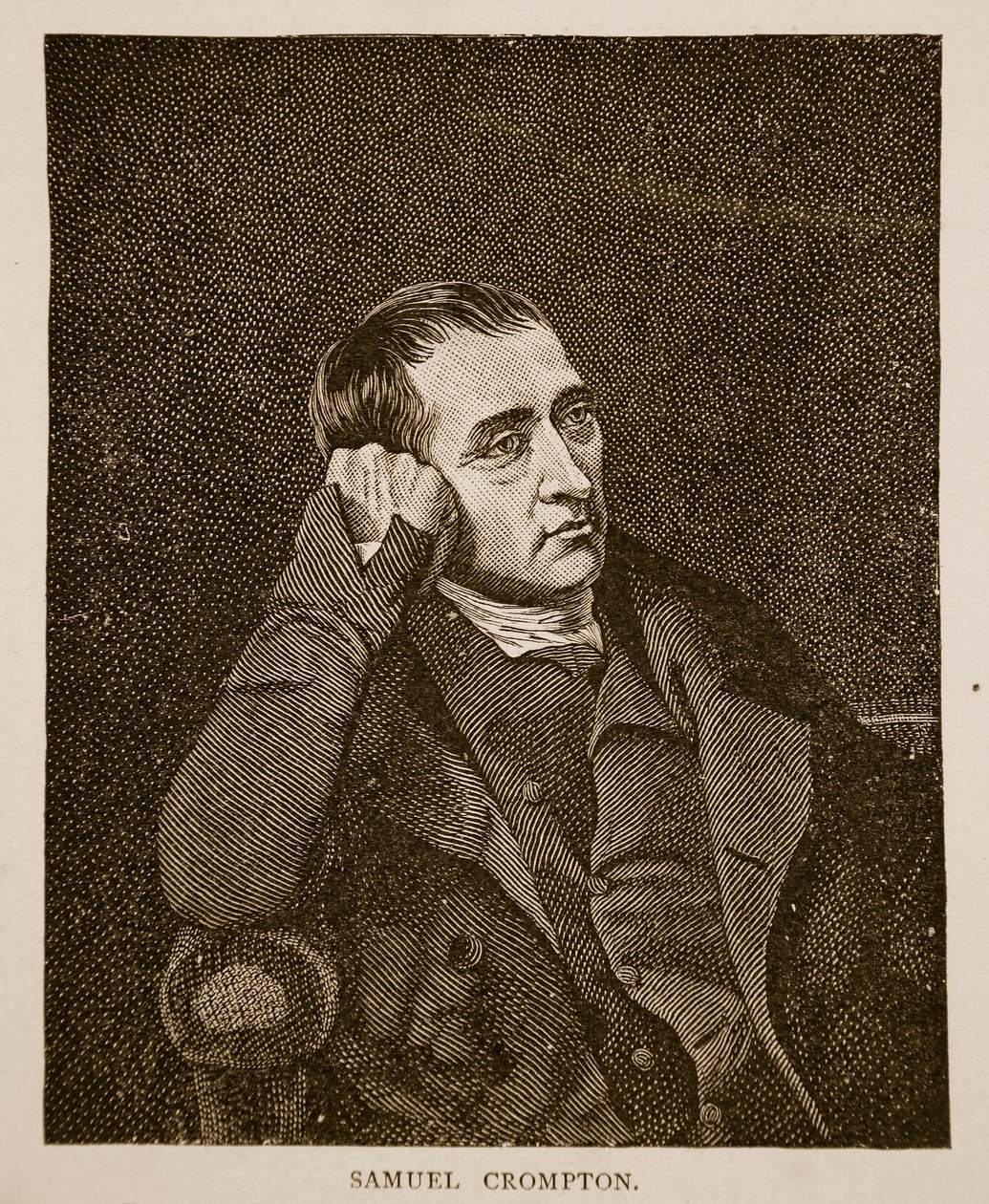 Samuel Crompton, inciso da C. Turner da Charles Allingham