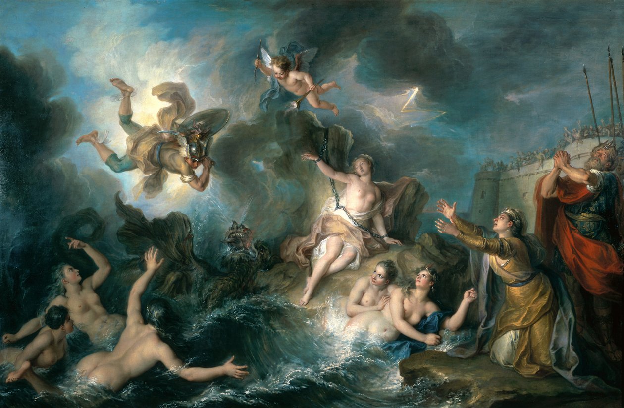 Perseo salva Andromeda da Charles Antoine Coypel