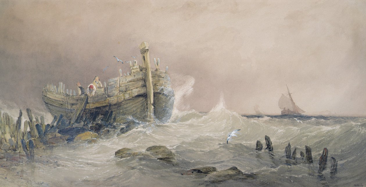 Vecchio frangiflutti, costa dell