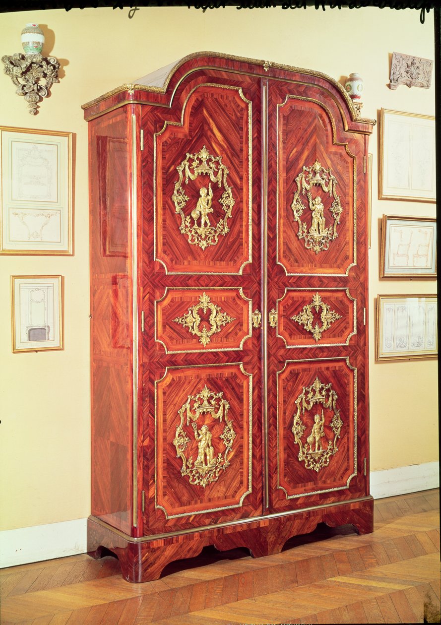 Guardaroba in stile Regency, 1725-30 da Charles Cressent
