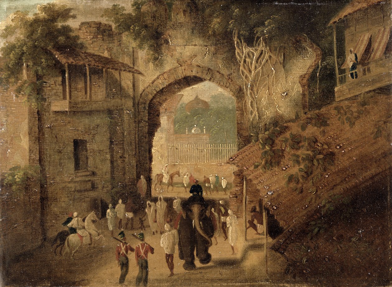 Porta est, Patna, 1825 da Charles d Oyly