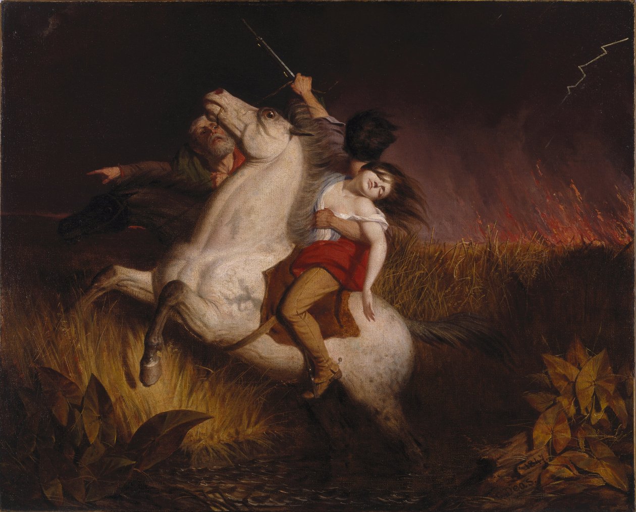 Prateria in fiamme da Charles Deas