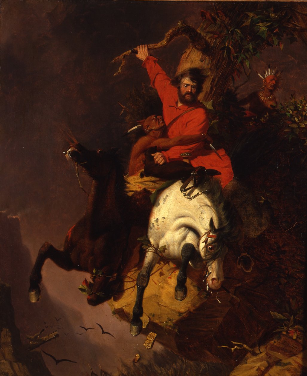 La lotta mortale, 1840-45 da Charles Deas
