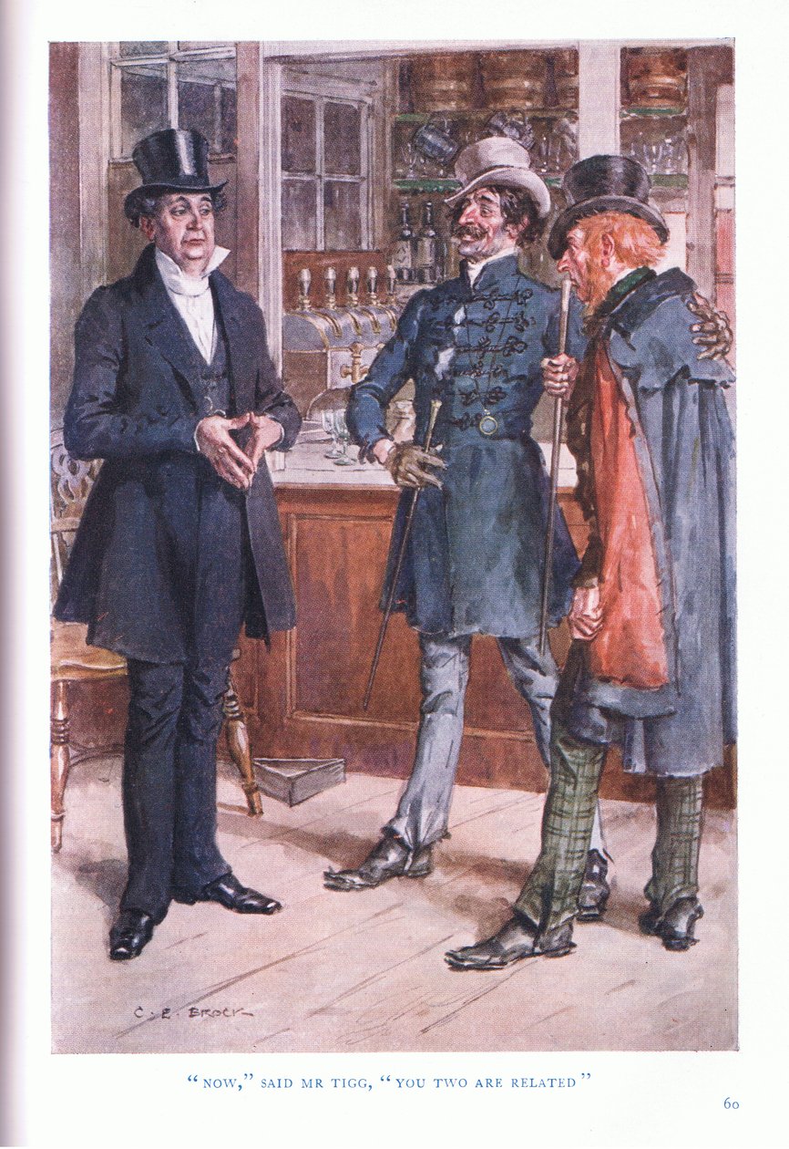 Ora disse il signor Tigg, voi due siete parenti. da Charles Edmund Brock