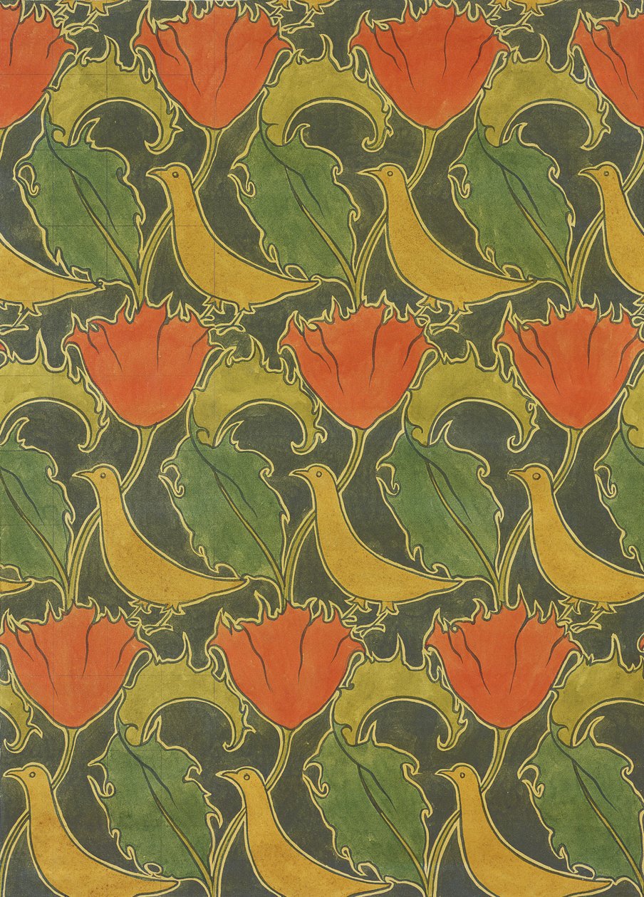 Gli uccelli di Voysey, fine XIX secolo da Charles Francis Annesley Voysey