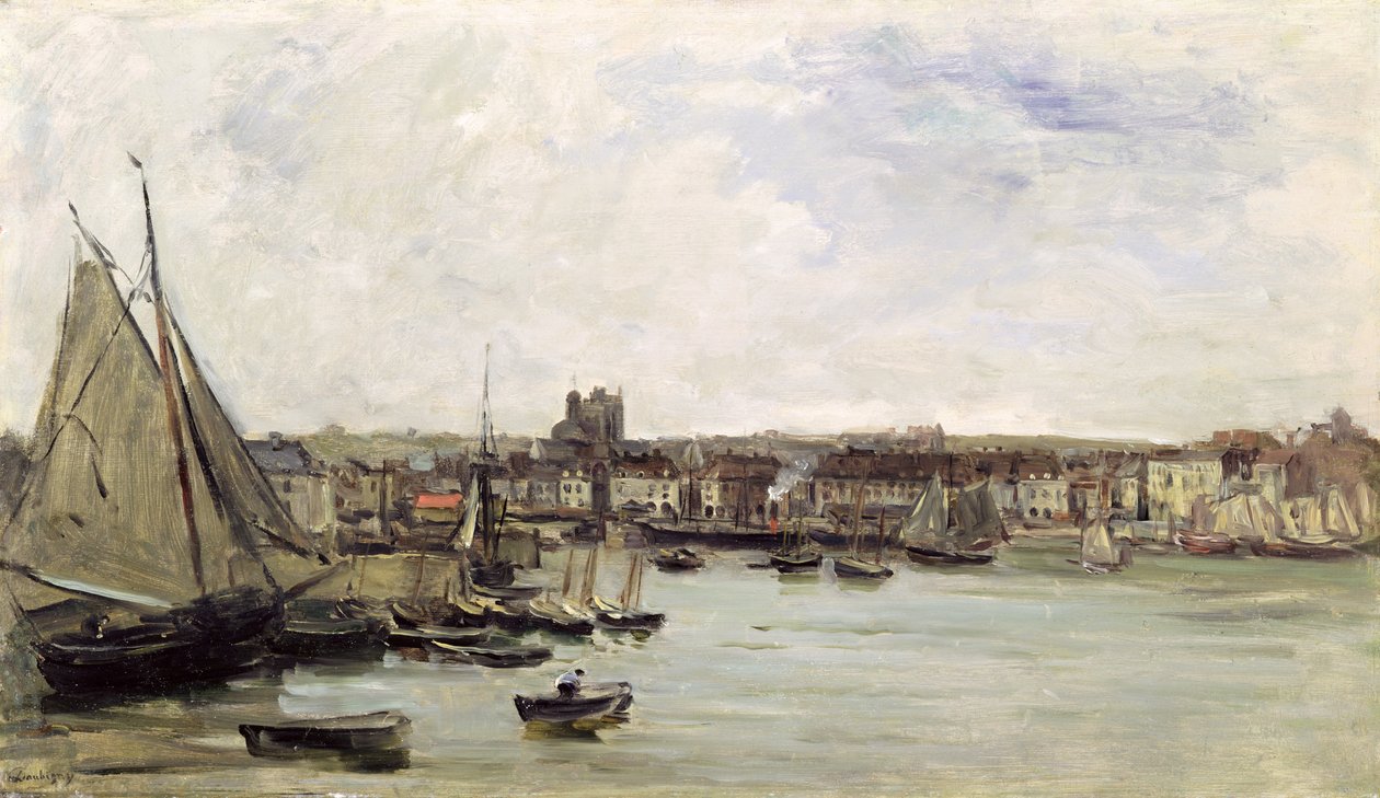 Dieppe, 1875 da Charles Francois Daubigny