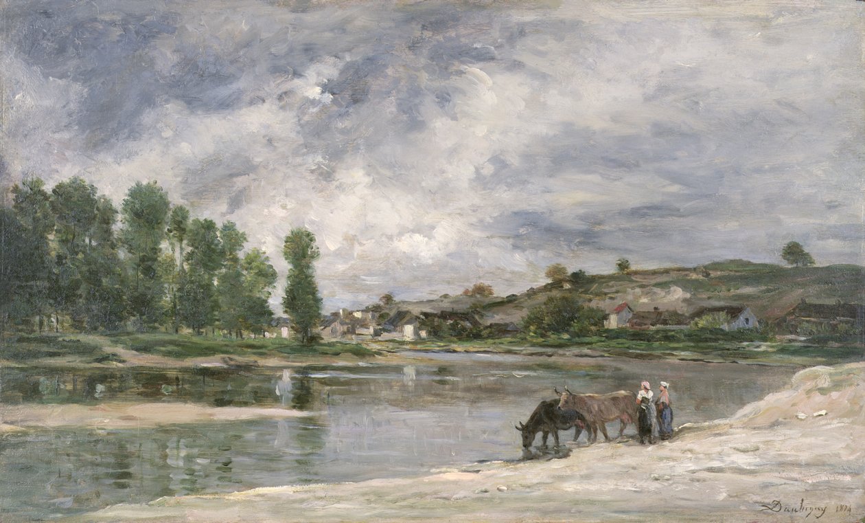 Sulla Loira, 1874 da Charles Francois Daubigny
