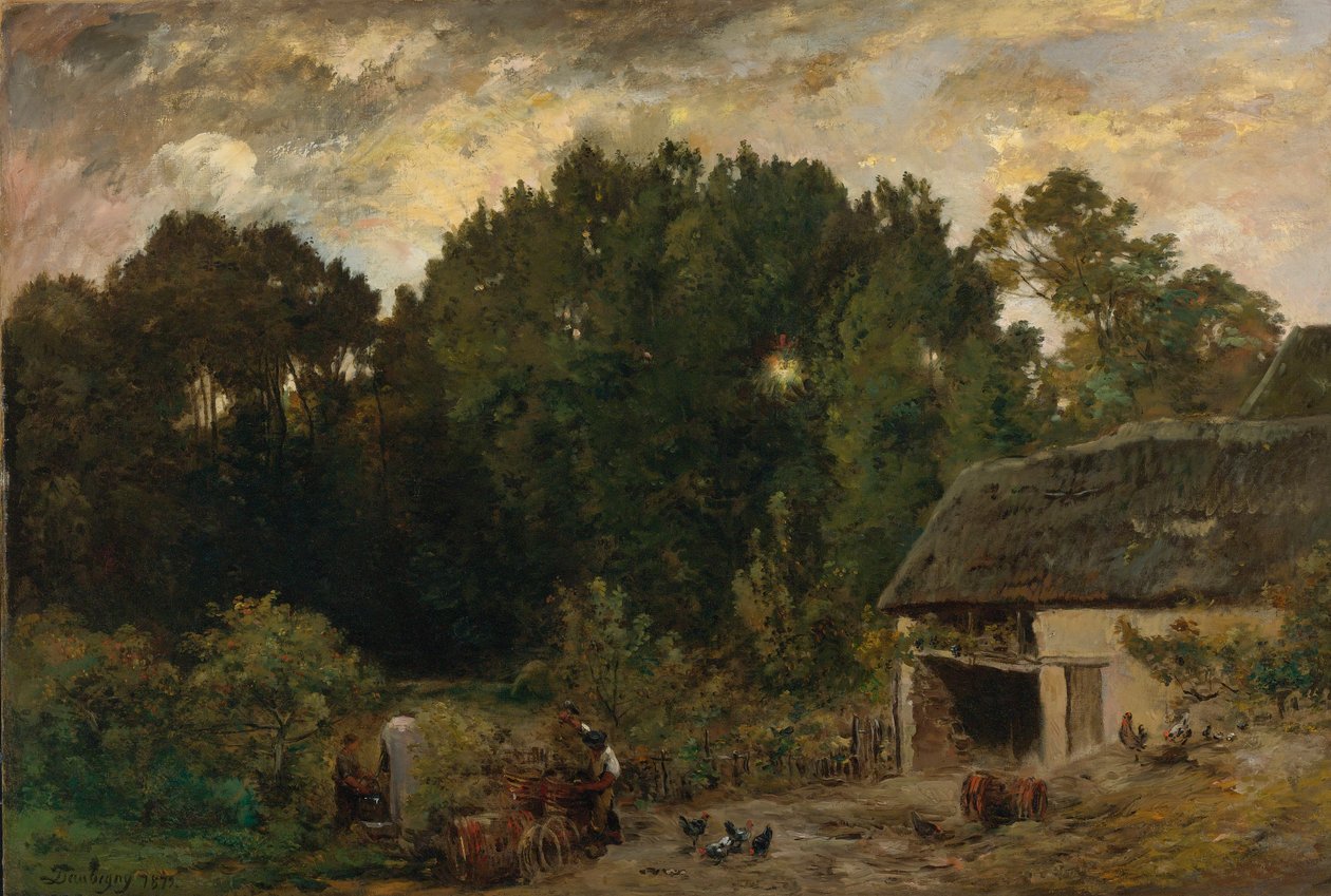 Il bottaio da Charles Francois Daubigny
