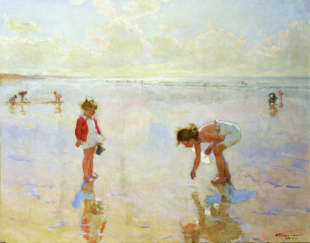 Scena di spiaggia da Charles Garabed Atamian