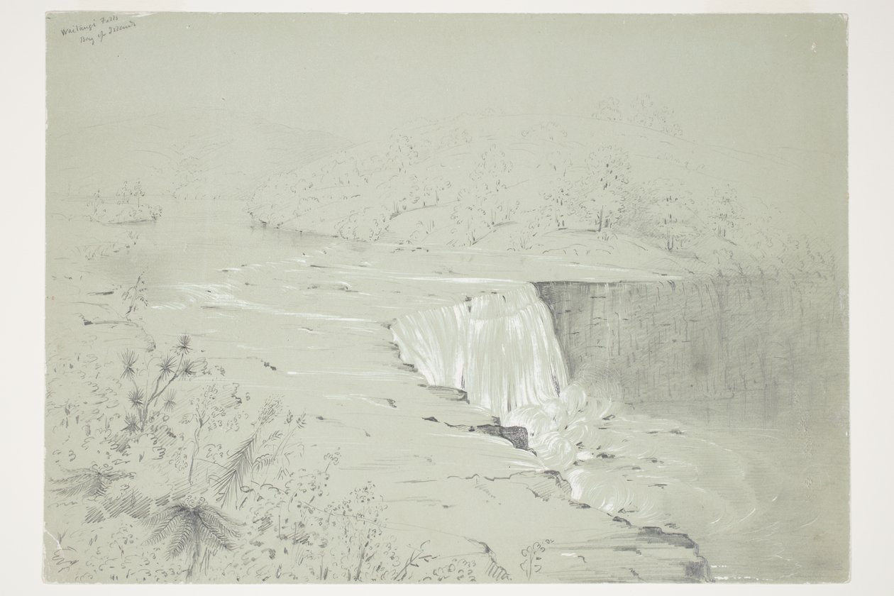 Cascate di Waitangi, Baia delle Isole da Charles Heaphy