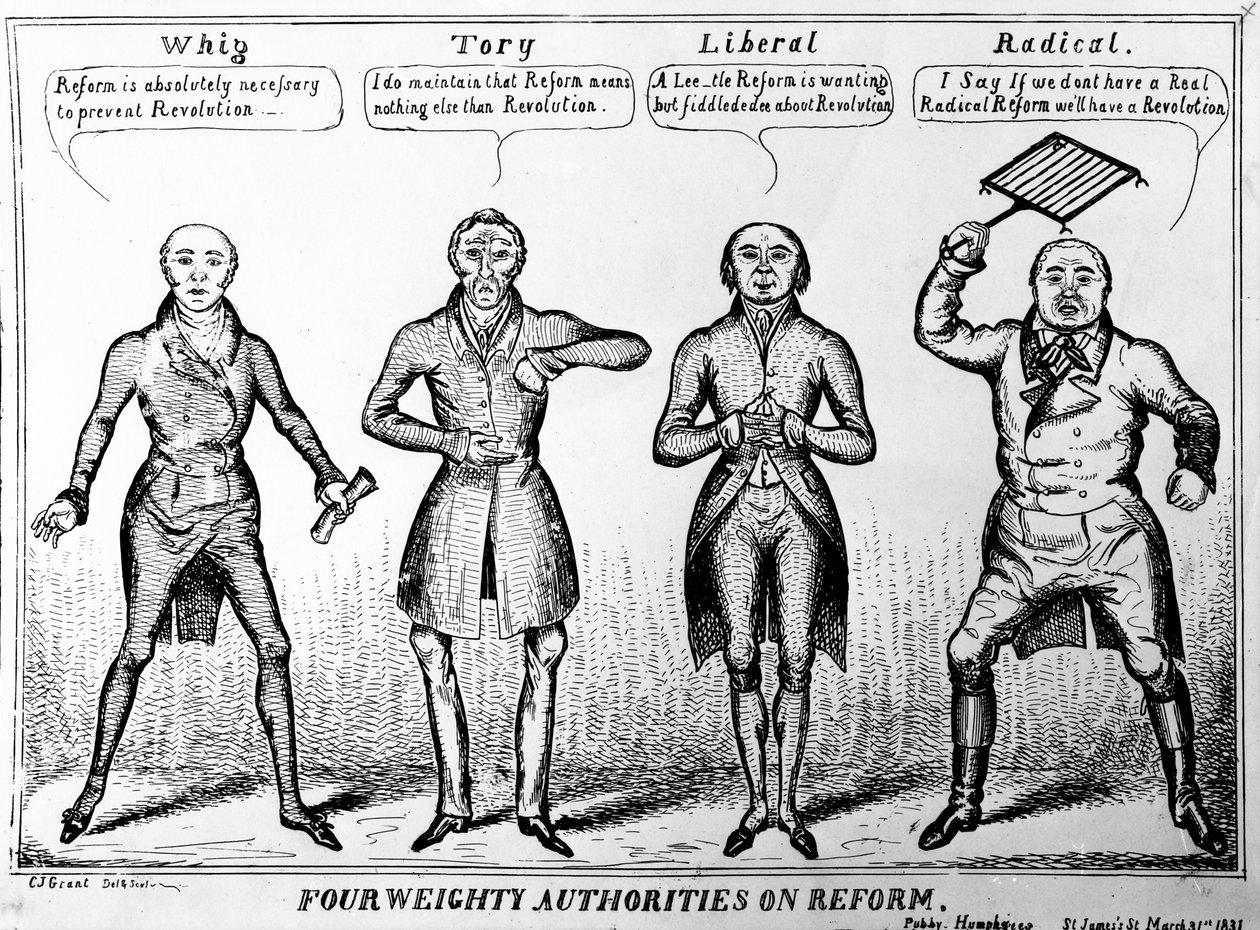 Quattro Autorità di Peso sulla Riforma, 1831 da Charles Jameson Grant