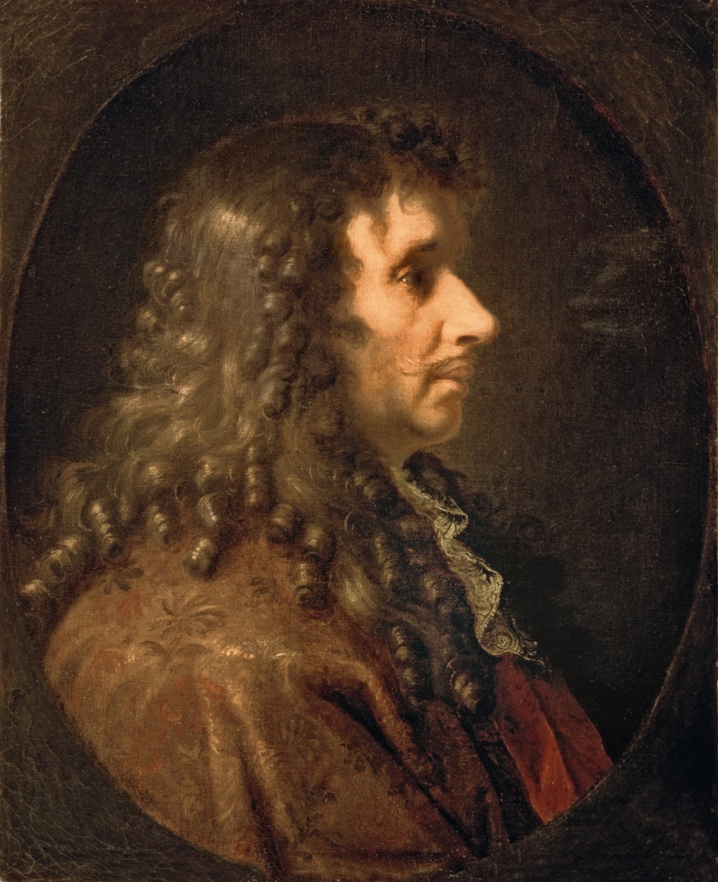 Ritratto di Molière, 1660 da Charles Le Brun