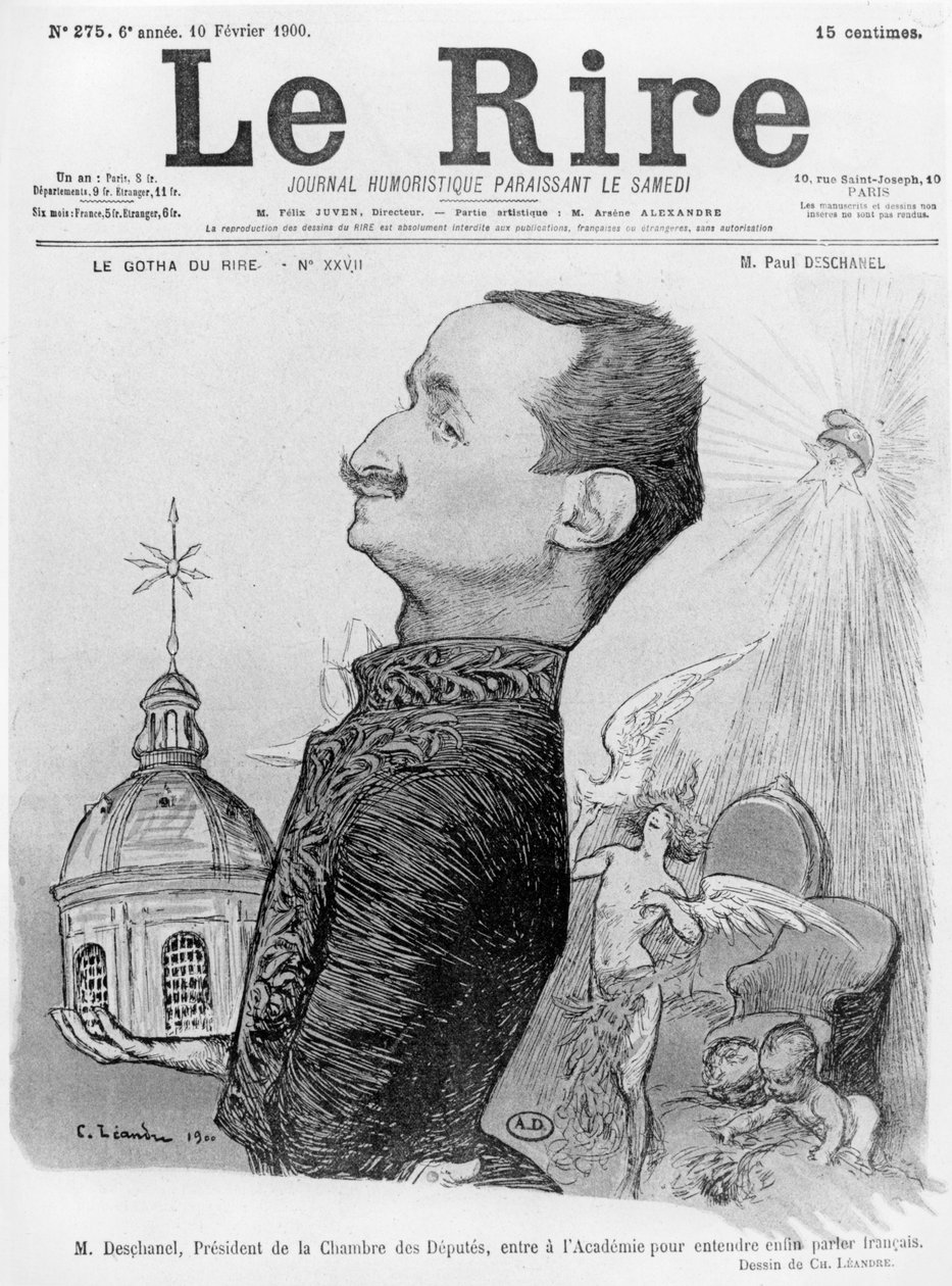 Caricatura di Paul Deschanel, da 