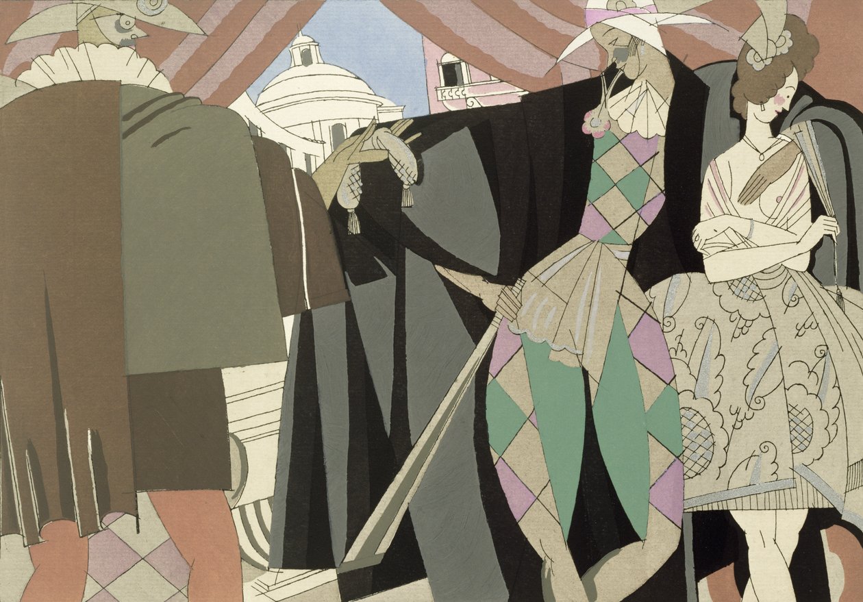 Commedia Italiana, c.1920 da Charles Martin