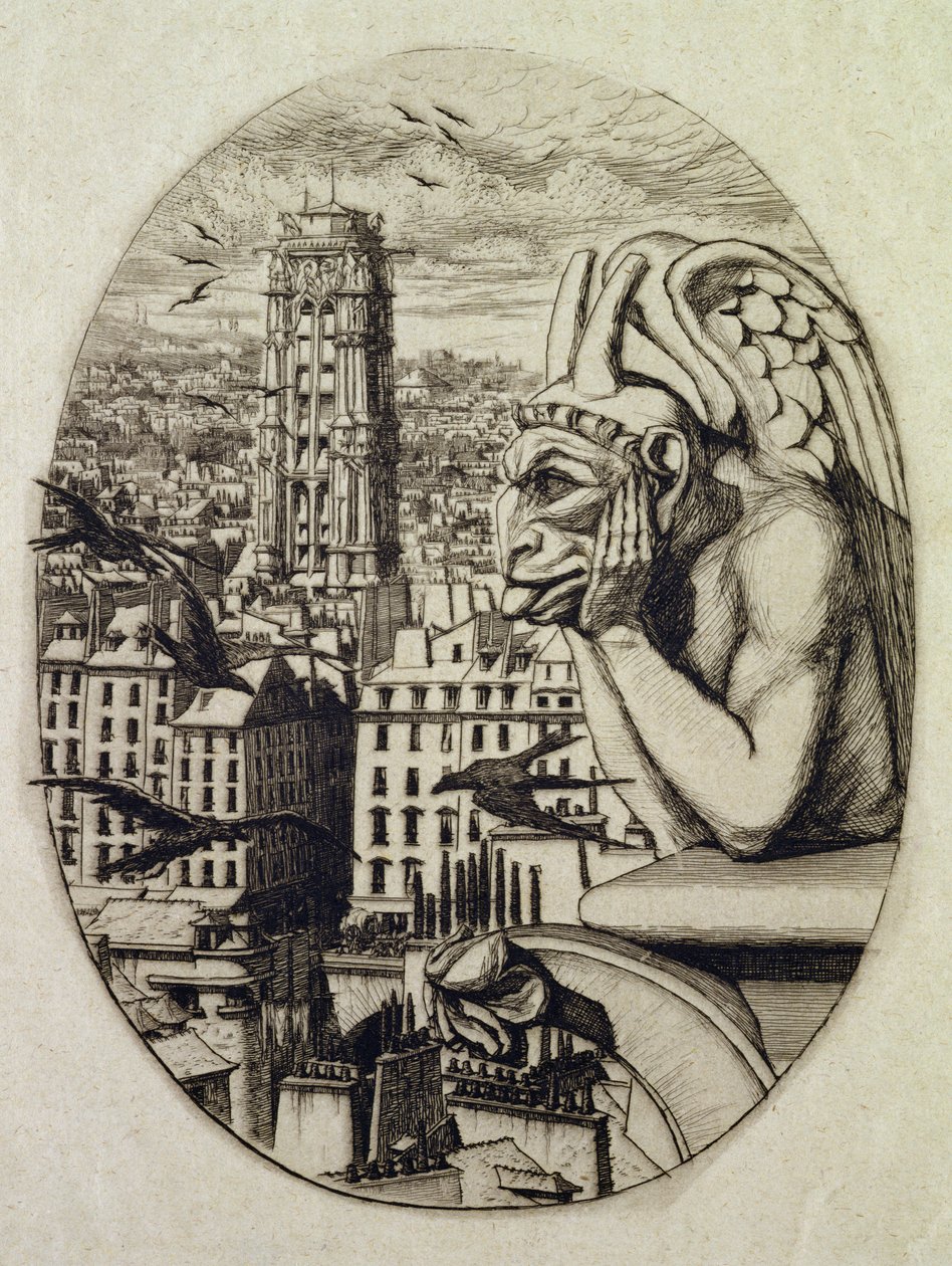 Il vampiro (Le Stryge), 1853 da Charles Meryon