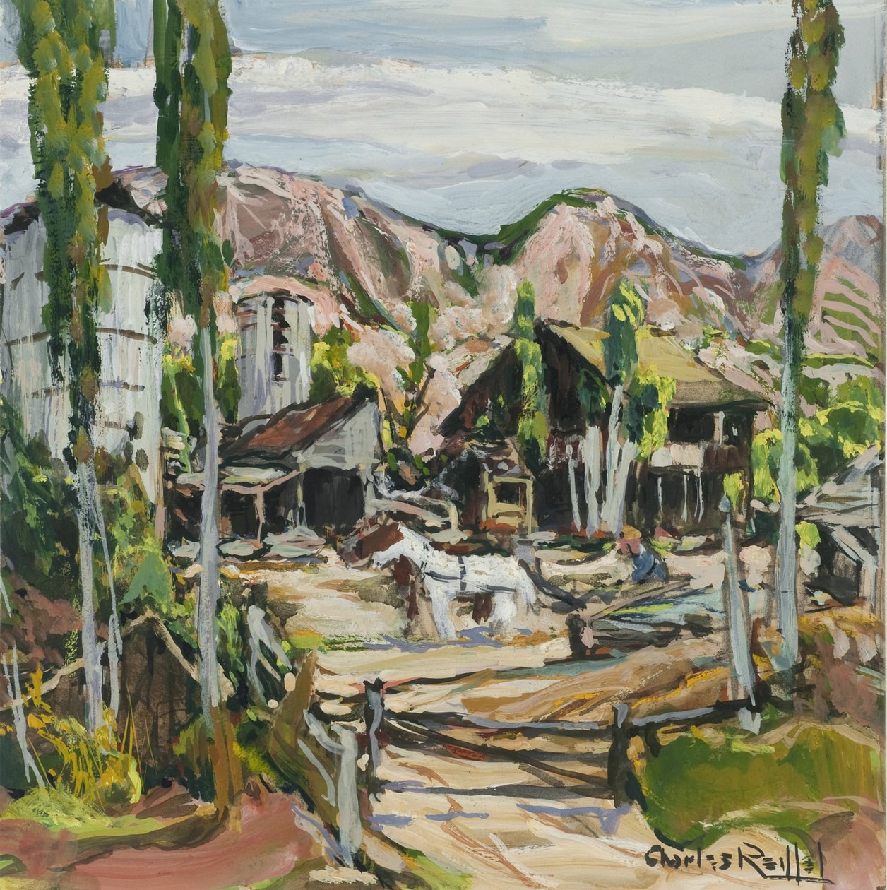 Vecchio ranch Mission Valley, c.1930 da Charles P. Reiffel