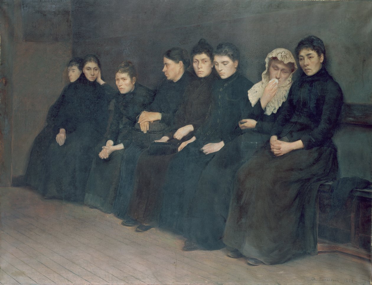In attesa nella clinica, 1888 da Charles Perrandeau